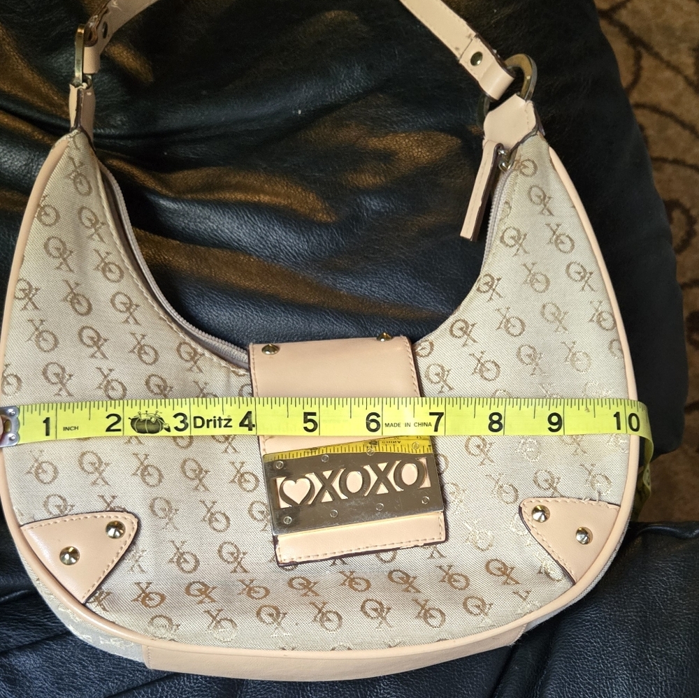XOXO beige genuine leather small bag 10"x8" - Picture 9 of 11